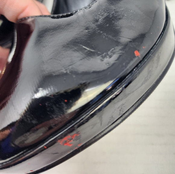 Fantasia Black Mary Jane Heels Size 8 - Picture 12 of 12